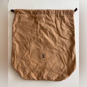 Louis Vuitton Brown dust bag 19 x 17
